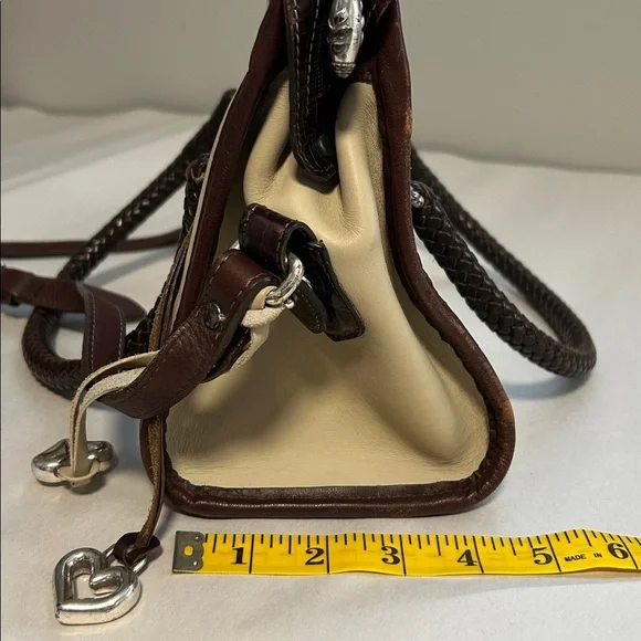 Brighton Satchel Casual Minimalist Crossbody Bag - Picture 10 of 13